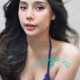 Attractive young woman in a purple lace bra. KL Escort My.