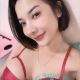 Attractive young woman in red lingerie. Local escort.